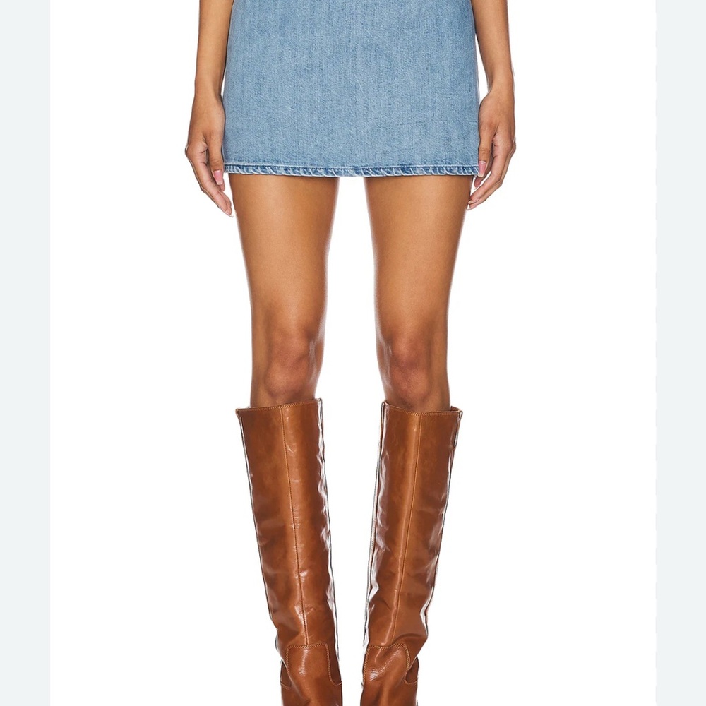 Denim skort